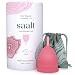 Saalt Menstrual Cup - Premium Design - Most Comfortable Period Cup - #1 Active Cup - Wear for 12 Hours - Soft, Flexible, Reusable Medical-Grade Silicone - Made in USA