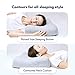 Gel-Infused Contour Memory Foam Pillow for Sleeping - Conform Softly to The Head & Cradles Neck in Comfortable Soft Support, Ergonomic Design Cervical Pillow for All Sleepers, CertiPUR US