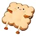 SSDHUA Pet Bed Toast Shape Cat Cushion Heightened and Thickened Cat Bed Indoor Cat and Dog Cushion Creative Bread Piece Cat and Dog Mattress (Square)