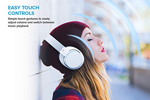 Image of Creative SXFI AIR Bluetooth and USB Headphones with Super X-Fi Audio Holography Technology, 50mm Drivers, microSD Card Reader, Touch Controls and Ambient Monitoring (Black)