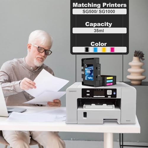 Spaceink Novo cartucho de tinta de sublimação SG500 SG1000 compatível com impressoras Sawgrass Virtu