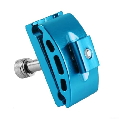 Aluminum Alloy Mountain Bike Seat Post Clamp Head for MTB Cycling Repair Replacement Single Nail designs Compatible with 5.5 x 3.1cm SeatTube Black Re