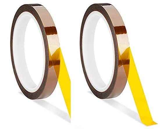 CIRO Pack of 2 pcs Sublimation Tape/Insulation Tape/Poly amide Tape/Heating Tape/High Temperature Tape for Mug Printing/Mobile Cover Heat Transfer Printing 33-meter (5mm) (B09VHCCNF6) Amazon Price History, Amazon Price Tracker