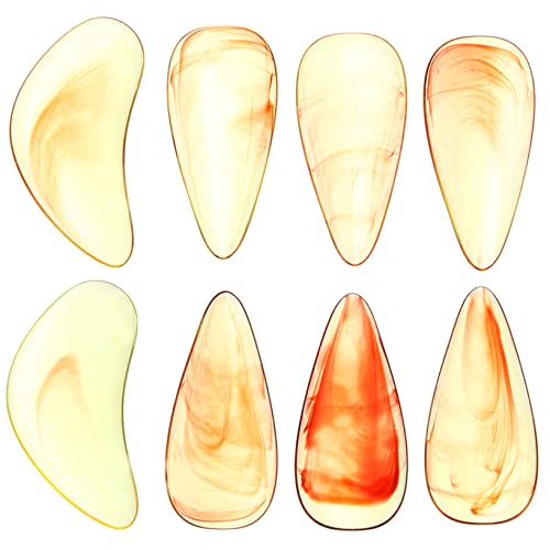 FAVOMOTO Guzheng Finger Picks 8pcs Guzheng Fingertip Protectors Professional Nail Covers Musical Instrument Pads