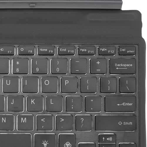 CCYLEZ Clavier Bluetooth Détachable pour Latitude 7320 7200 7210 – Rétroéclairé, Résistant aux éclaboussures, Clavier de Voyage Portable avec pavé Tactile Magnétique et en Verre – vue 7