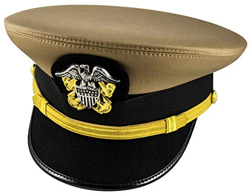Casquette militaire USA Navy homme kaki Warrant Officer couvre-chef militaire américain
