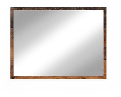 Vicco Specchio bagno Kiko, Rovere rustico, 45 x 60 cm, per montaggio a parete, abbinabile ai mobili da bagno Kiko