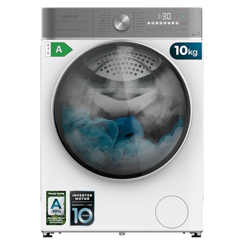 Cecotec Frontlader-Waschmaschine Bolero DressCode 10800 Inverter A. 2000 W, 1400 U/min, 16...