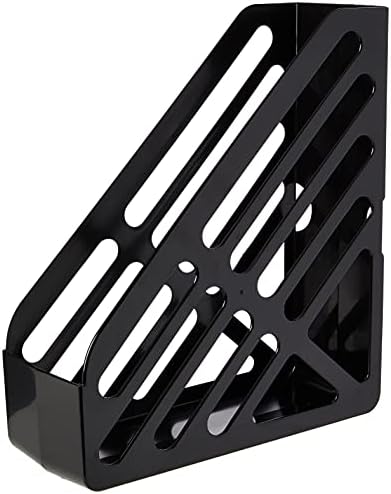 Magazine File Rack Q-CONNECT Metal Black/Document Archiving/Type-for ...