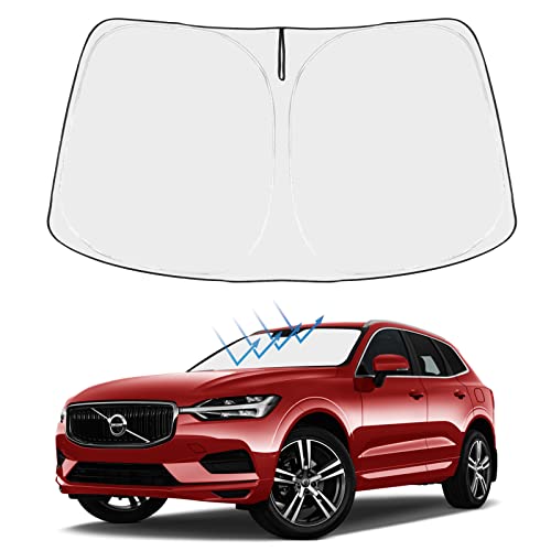 Proadsy Windshield Sun Shade for Volvo XC60 SUV 2018-2024 2025 2026 Foldable Sunshade Protector...