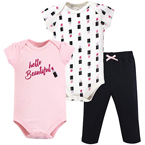 Image of Little Treasure Unisex Baby Cotton Bodysuit and Pant Set