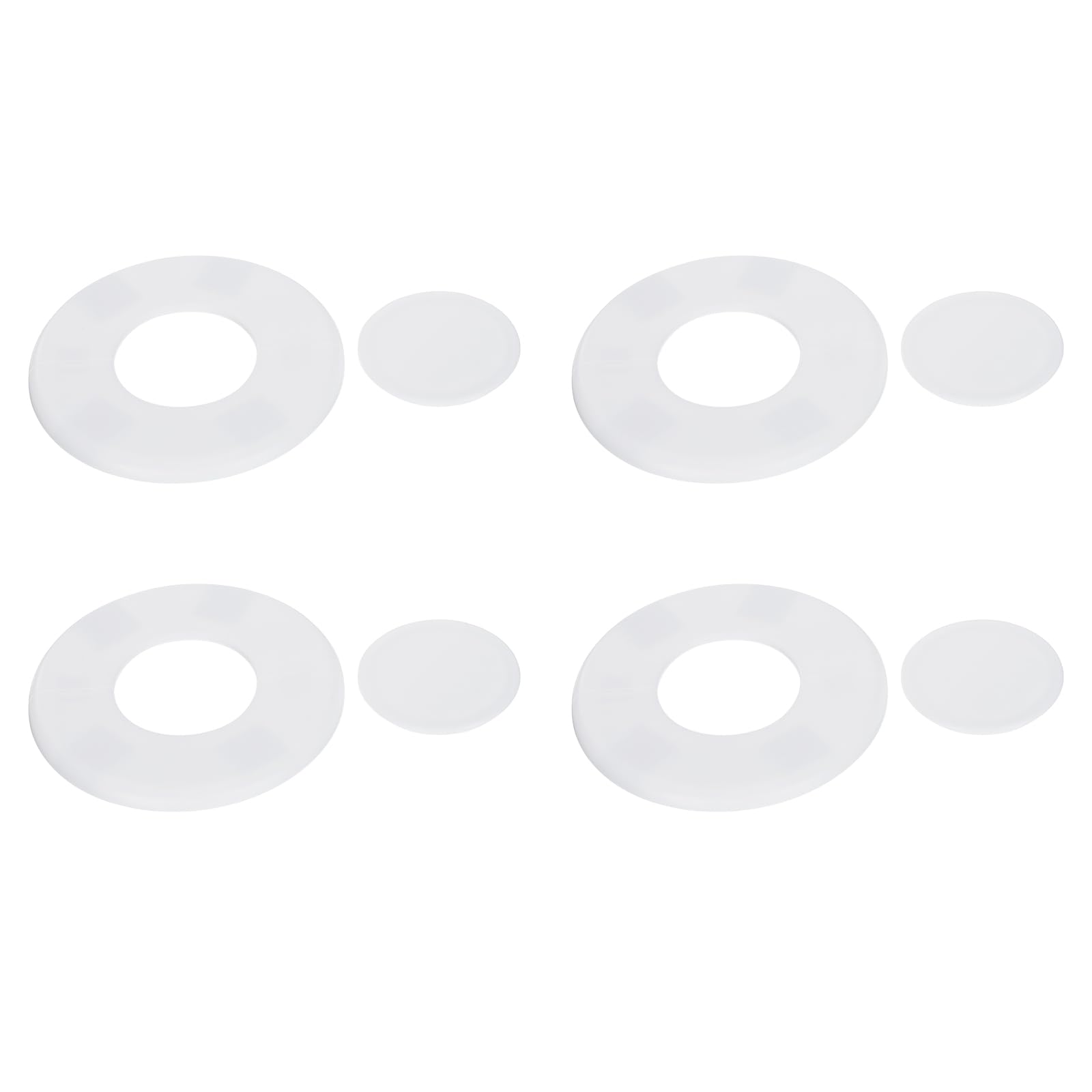 Flangia Divisa QUARKZMAN 4pz - Copertura Quadrata Per Tubi Parete, Nero - Foto 9