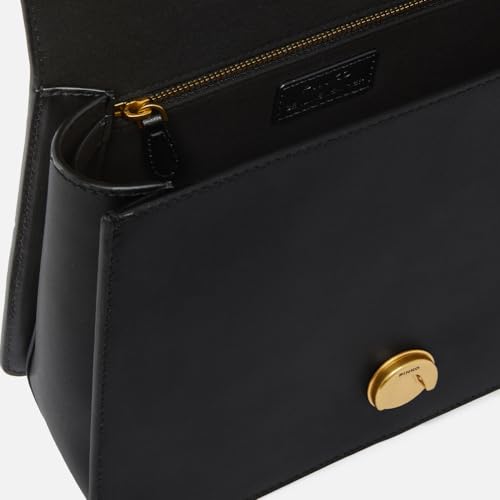 Pinko Love One Top Handle Classic Sac Cuir Noir Luxe