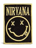 patch nirvana zoom g1 Accessoire de groupe de rock PSL Écusson brodé à repasser ou à coudre pour les fans de Nirvana