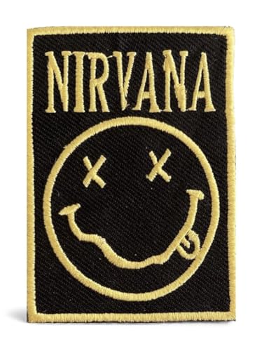PSL Écusson brodé à repasser ou à coudre pour les fans de Nirvana