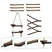 Yardwe 10pcs Parrot Perch Stand Rack Natural Bird Playstand for Training Chewing Balance for Parakeets Cockatiels Lovebirds