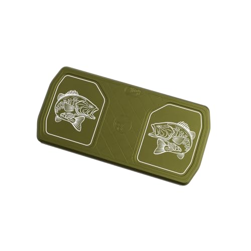Cling Fishing Products Mag Grab Delta Fishing Magnet - Magnetic Holder and Organizer for Fishing Tools, Pliers, Hooks, Tackle - Used for Boats, Cars, Trucks, Bags, Gear Boxes (Deep Green, Largemouth)