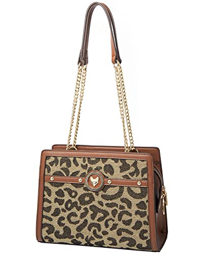 Foxlover Fashion Chain Shoulder Bag For Women Ladies Leopard Pattern Handbag Purse #TOP23