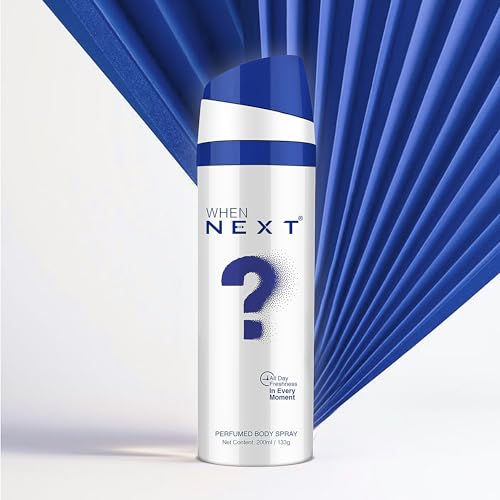 Image of Next Care WHEN Perfumed Body Spray for Men & Women | Long Lasting Unisex Deodorant Spray | Fresh & Energizing Fragrance | 200ml