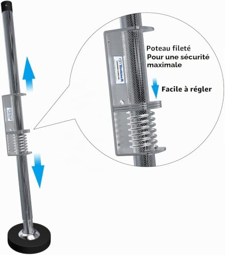 Nivelleur d'échelle réglable et accessoires de sécurité sol inégal