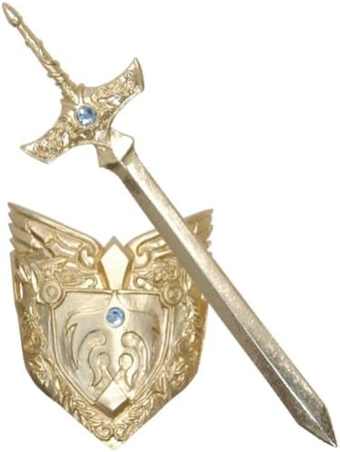 Amazon 聖騎士 剣と盾 ゴールド フィギュア ドール 通販