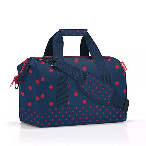 reisenthel Allrounder M Mixed red dots - Vielseitige Doktortasche für Reise, Arbeit und Freizeit - Mit praktischer Trolley-Aufsteckfunktion…