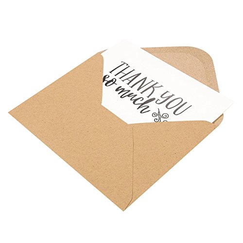 A6 Envelopes Bulk - 100-Count A6 Invitation Envelopes, Kraft Paper Envelopes For 4 X 6 Inch Wedding, Baby Shower, Party Invitations, V-Flap Photo Envelopes, Brown, 4 3/4 X 6 1/2 Inches #TOP7
