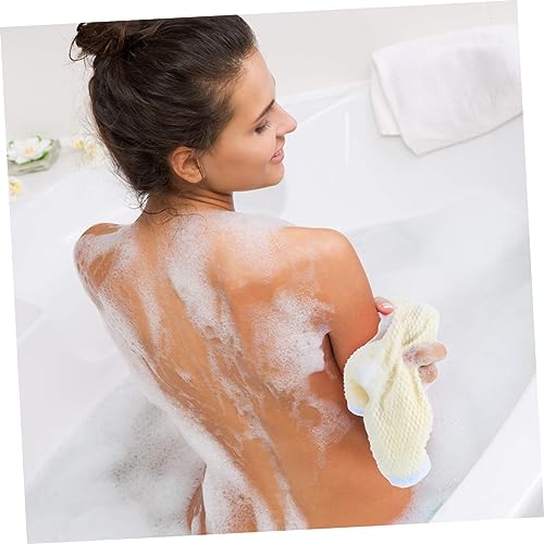 FOMIYES 6 Peças De Pano Lateral Esfoliante Tecido Toalha Esfoliante Pano De Banho Toalha De Banho Pu