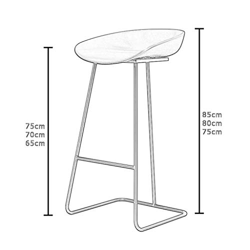 Barstools au style industriel blanc pour comptoir haut de maison