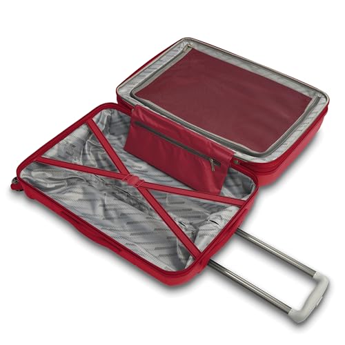 Image of American Tourister Stratum 2.0 Hardside Expandable Luggage with Spinners | Red | 3PC (CO /MED /LG)