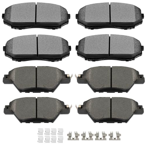 Image of SCITOO D1258 D1934 8PCS Front and Rear Ceramic Brake Pad Sets | Fit 2016-2022 For Mazda For For CX-9 2.5L