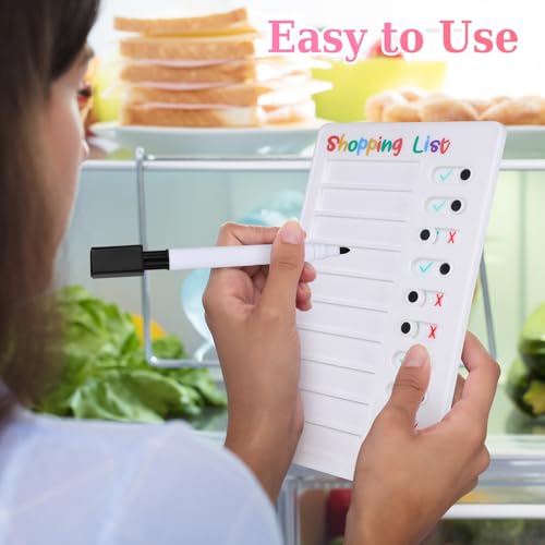 Smivyhp 2 Stück To Do List Kinder, Abwischbar Checklist Boards, To Do Planer Checklist Tafel DIY Chore Chart Memo Checklisten Boards mit 6 Blanko Papier, 2 Whiteboard-Marker, 2 DIY Aufkleber