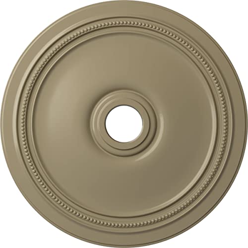Image of Ekena Millwork CM24DIGDF Diane Ceiling Medallion, 24 inchOD x 3 5 /8 inchID x 1 1 /4 inchP (Fits Canopies up to 6 1 /4 inch), Hand-Painted Gobi Desert