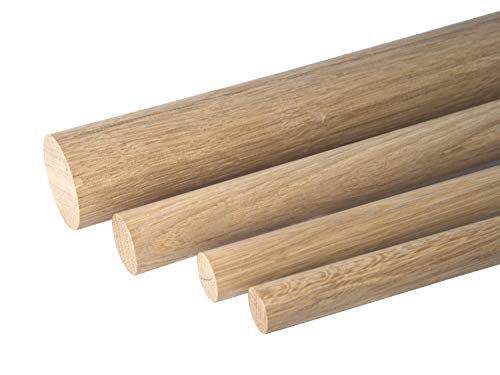 Preisvergleich Produktbild 3 Stück Rundstab aus Eiche (30 mm) von JOWE
