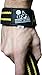 Lifting Straps (2 Pairs/4 Straps) for Weightlifting/Cross Training/Workout/Gym/Powerlifting/Bodybuilding - Better Than Chalk & Leather - Support for Women & Men - (Black/Yellow) - 1 Year Warranty