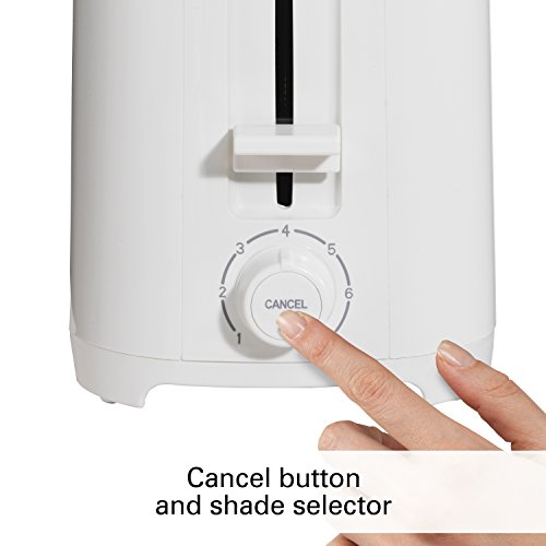 Proctor Silex 2-Slice Extra-Wide Slot Toaster With Shade Selector, Cool Wall, Toast Boost, Slide-Out Crumb Tray, Auto-Shutoff And Cancel Button, White (22216) #TOP6