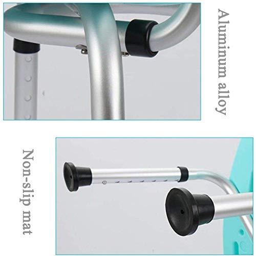 Siège de douche bleu ergonomique pour aménager une salle de bain senior - 6