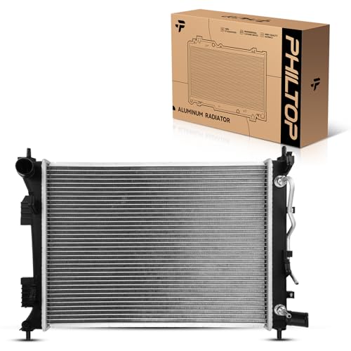 Image of PHILTOP Radiators Car for 2012-2017 Accent 1.6L, 2012-2017 Rio 1.6L CU13253
