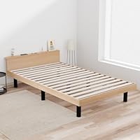 Amazon｜SOZOKUKAN ベッド ベッドフレーム 宮棚付き すのこヘッド