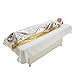 Disposable Spa Body Wrap Foil Blanket / 82"x63" / Gold & Sliver (4 count/bd1002x4)