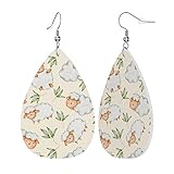 Cadeau parfait : la paire de boucles d'oreilles en cuir n'est pas seulement vos propres accessoires de vêtements, mais aussi un cadeau chaleureux pour votre femme, mère, fille, petite amie, sœur, chère amie pour Halloween, Noël, la Saint-Valentin, la fête des mères, l'obtention d'un diplôme, un anniversaire ou d'autres fêtes, vos proches seront très heureux