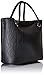 Calvin Klein Gabrianna Bubble Lamb Mini Tote Crossbody, Black/Gold