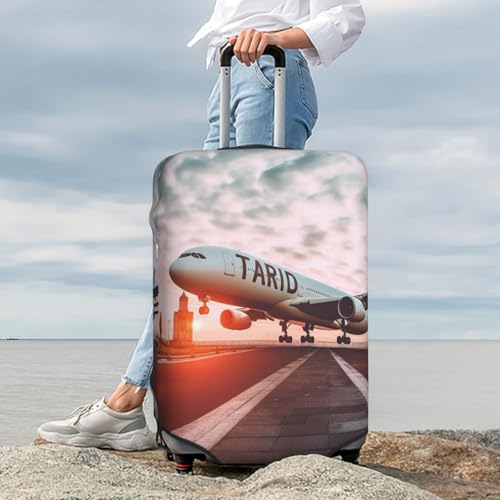Luggage Cover Travel world Travel Luggage Covers Thicker Elastic Suitcase Cover Dustproof Baggage Cover Scratch-Resistant Suitcase Cover Protector Fit 18-32 Inch Luggage Small2