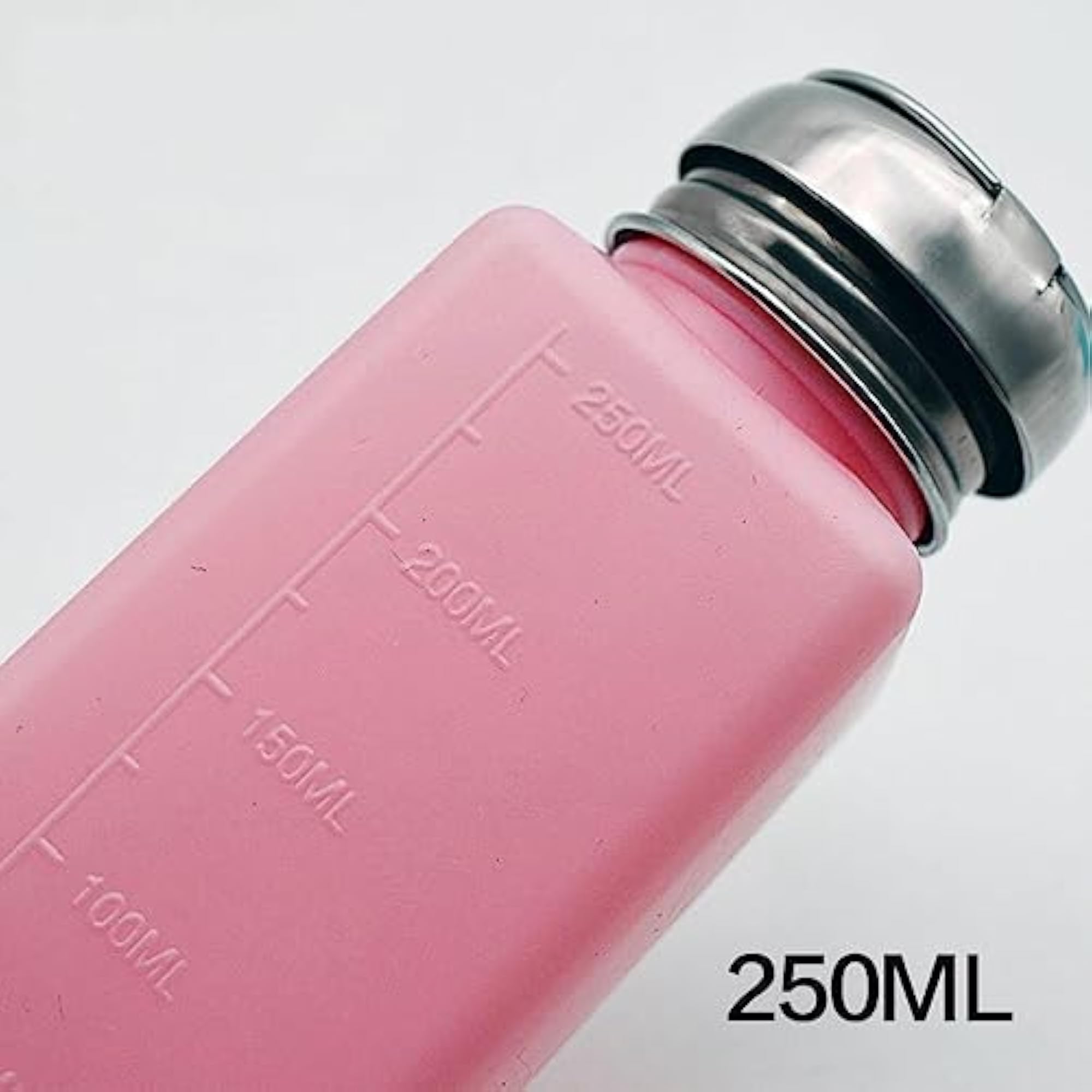 Push Down Empty Pump Dispenser Bottle for Nail Care