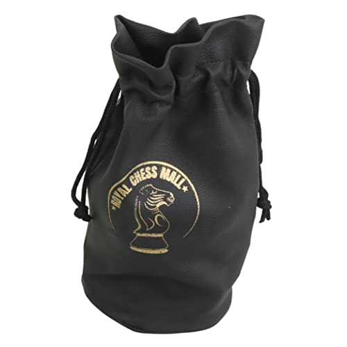 Pochette de rangement pour pièces d'échecs de 10,2 cm en tissu souple