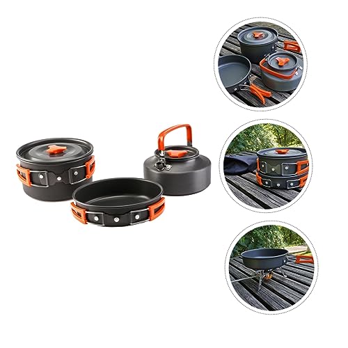 Kit cuisine camping VICASKY en alliage ultra résistant et compact pour bivouac