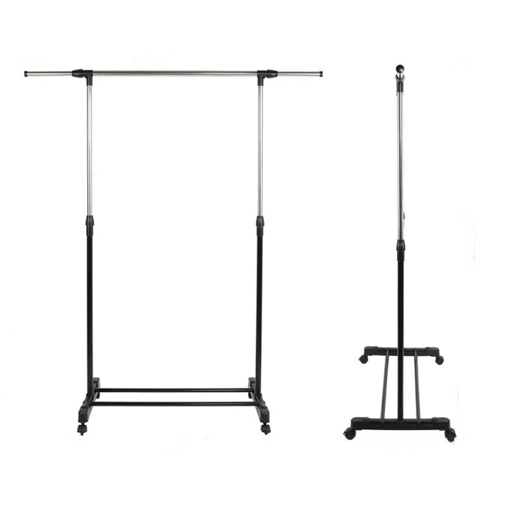 MOBYGKFY Adjustable Clothes Hanger Coat Rack Floor Hanger Storage Wardrobe Clothing Drying Racks