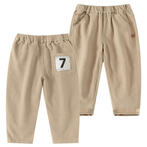 Boys Pants for Everyday Wear Comfortable Casual Trousers Ideal for School and Outdoor Activities Elastic Waist2