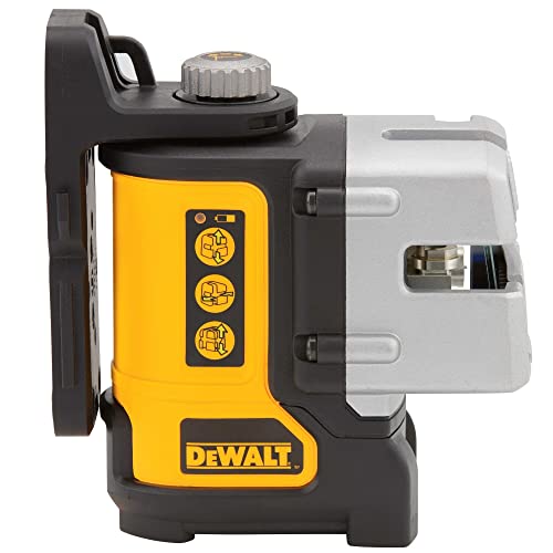 Nivel láser verde de líneas cruzadas DEWALT con alcance 20m para pladur y construcción 4