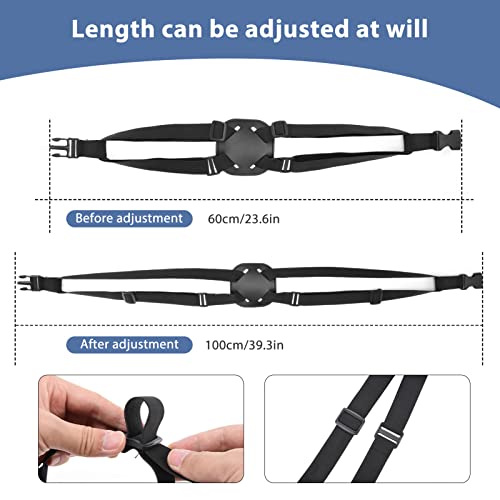 XINRUI 2 Pack Luggage Straps Bungees,Adjustable Suitcase Carry on Bag Handle Portable Tourister Travel Straps Belt Elastic Airport Travel Accessories with Buckles for Baggage Handbag3